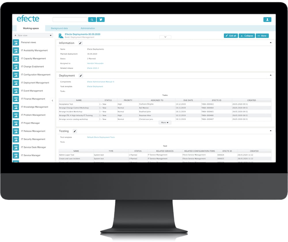 deployment management template